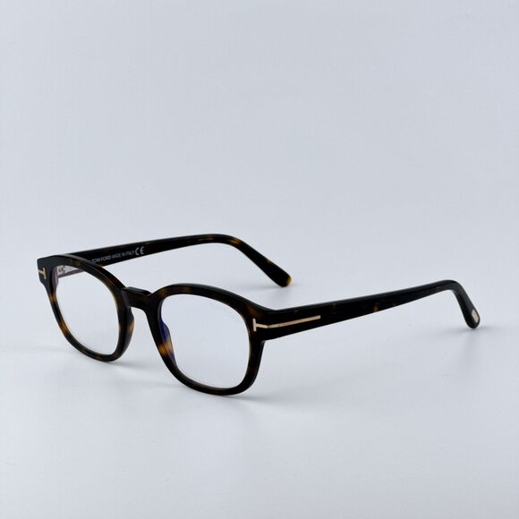 Tom Ford Men BRAND NEW Eyeglasses Havana Blue Light Block Square FT5808 052 - Picture 7 of 10